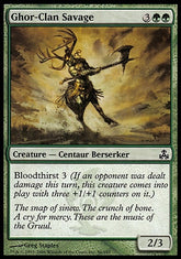 Selvagem do Clã de Ghor / Ghor-Clan Savage - Magic: The Gathering - MoxLand